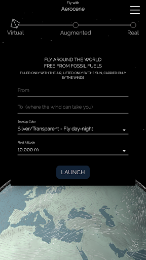 Android application Aerocene screenshort