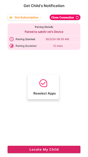 Screenshot of Same Notification - Parental