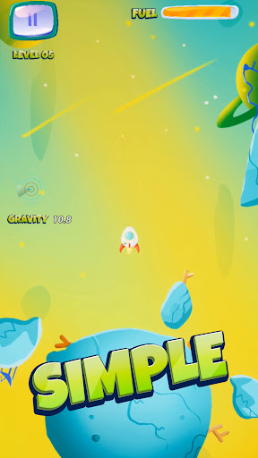 Android application Space Landing screenshort
