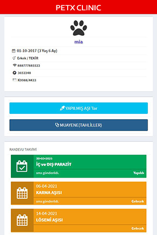 PetX Clinic Veteriner Screen 3