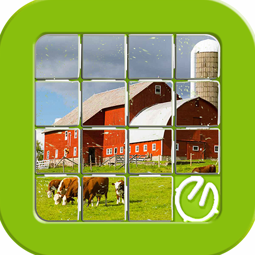 Farm Animals Sliding Puzzle logo