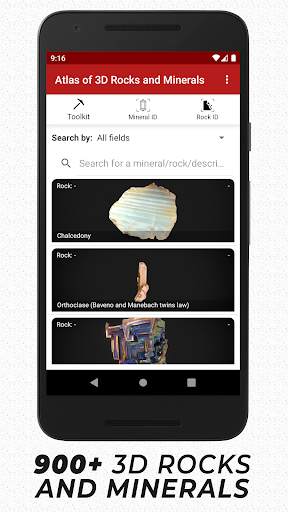 Atlas of 3D Rocks and Minerals screenshot 16