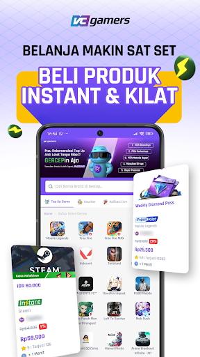 VCGamers - Topup Game Termurah Screenshot 3 - AppWisp.com