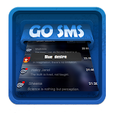 Blue desire SMS Art icon