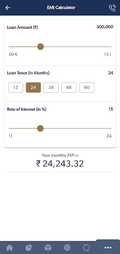 SBFC - Mobile Application Screen 2