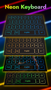 Neon Keyboard -Emoji keyboard