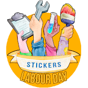 labour day sticker for WAStickerApps
