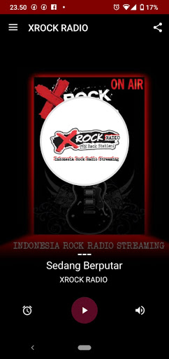 Android application XROCK RADIO screenshort
