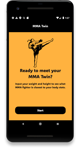Android application MMA Twin screenshort