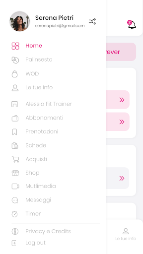 Alessia Fit Trainer Screen 3
