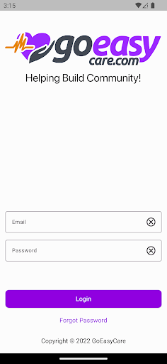 Android application GoEasyCare screenshort