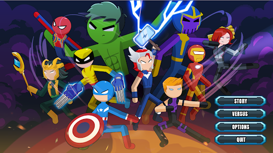Stickman Fight Supreme Hero