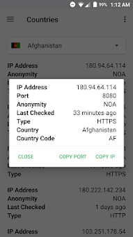 Proxy List: HTTPS & SOCKS screenshot 5