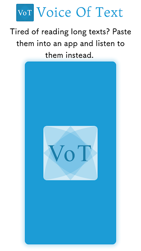 Android application VOT - Voice Of Text screenshort