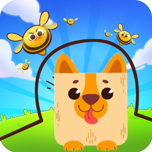 Dog vs Bee: Draw to Save Game