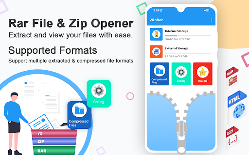 Zip-Unzip-File Extractor-File Opener 3.3 screenshots 1