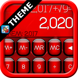 Slika ikone SCalc theme Jelly Red