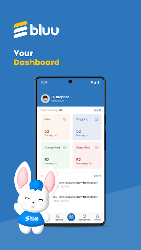 Bluu Express Staff Screen 2