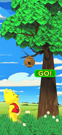 Android application Winnie-the-bear. Honey Run. screenshort