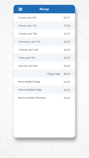 Android application ELD LOG RODs App screenshort