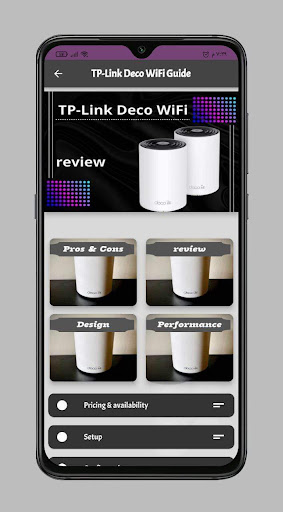 Android application TP-Link Deco WiFi Guide screenshort