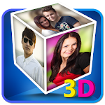Cover Image of Download 3D Cube Live Wallpaper Photo E  APK