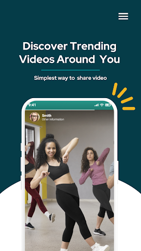 Android application ClickNTokk screenshort