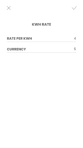 KWH Calculator Screen 3