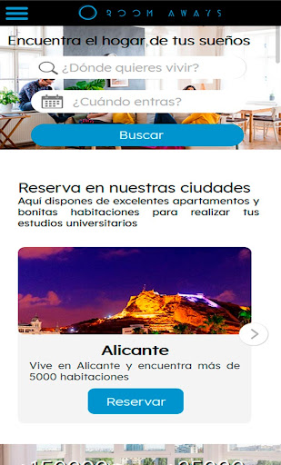 Android application Roomaways screenshort