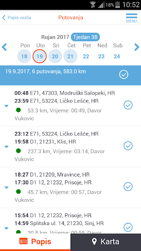GPS Nadzor Screen 3