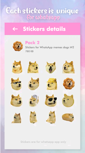 Dog Stickers for Whatsapp