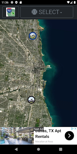 Baseball RoadTrip Screen 2