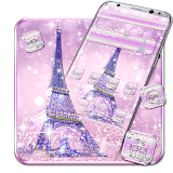 Beauty Glitter Paris Theme icon