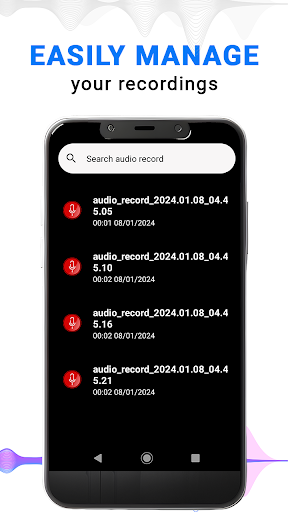 My Voice Recorder and Memos Screen 3