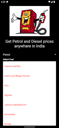 Get Fuel Price Screen 3