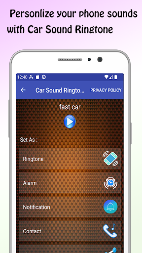 Car Sound Ringtone Screen 2