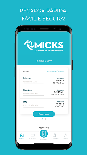 Android application Micks screenshort