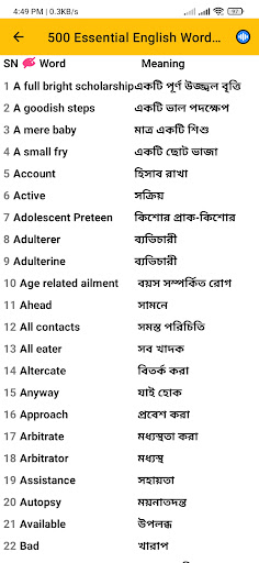 Learnify‑English Vocabulary