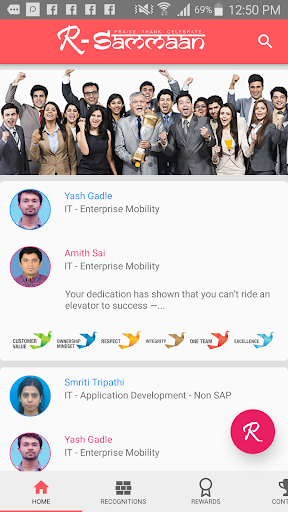 Android application R-Sammaan screenshort