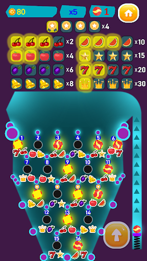 Pinball 6 Balls Fruit Flags