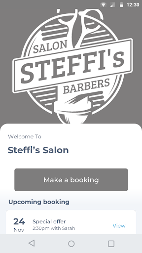 Android application Steffi’s Salon screenshort