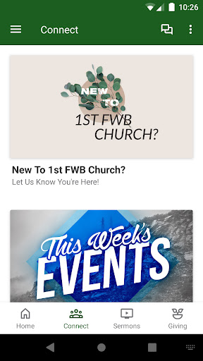 1st Free Will Baptist Church Screen 2