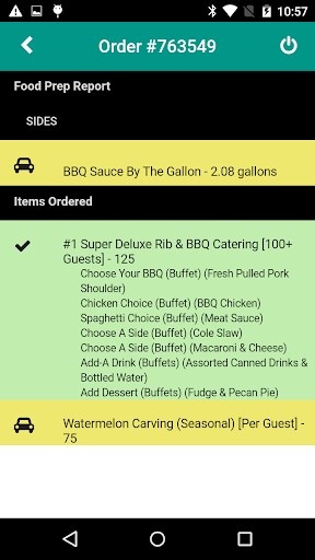 CaterZen Driver Screen 3