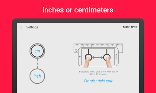 Ruler App: Measure centimeters Screenshot