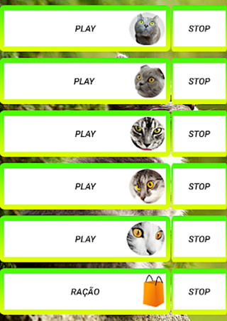 Android application calling cat screenshort