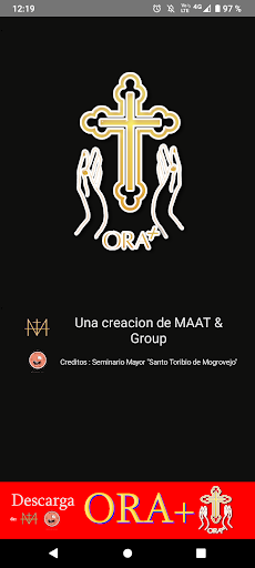 Android application ORA+ (Ora más) screenshort