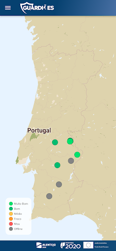 Android application Guardiões - Qualidade do Ar screenshort
