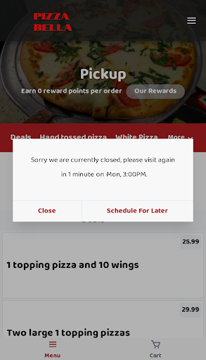 Pizzabella Screen 2