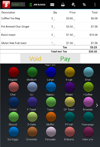 Android application SuperFastPoS Point of Sale POS screenshort