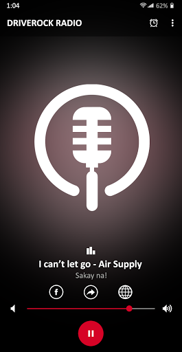 Android application Driverock Radio screenshort